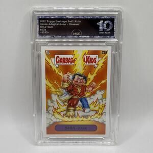 Garbage Pail Kids Shia Zam 22a Book Worms Shia-Zam! Shazam Graded 10 Gem Mint